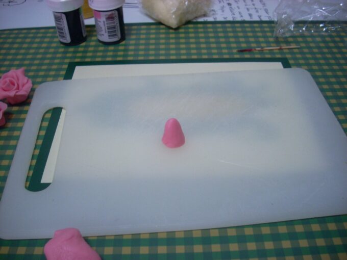 Tutorial para rosas fondant