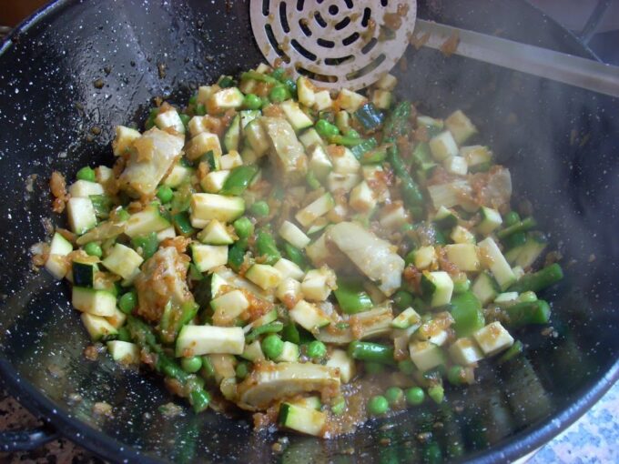 Arroz con verduras