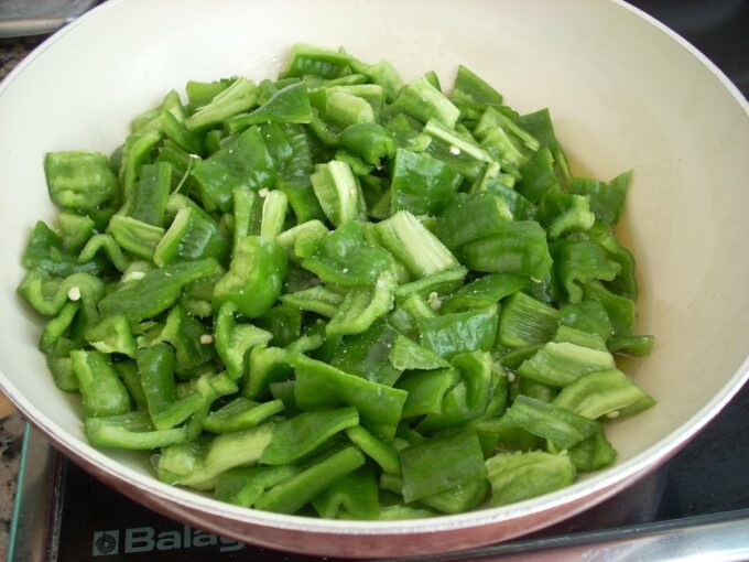 Pisto pimiento calabacín