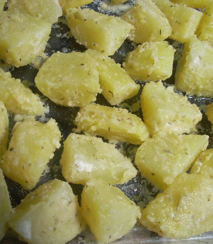 Patatas queso horno
