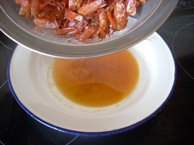 Aceite de gambas