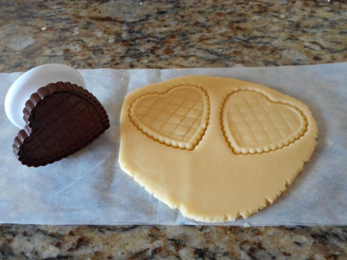 Galletas corazón