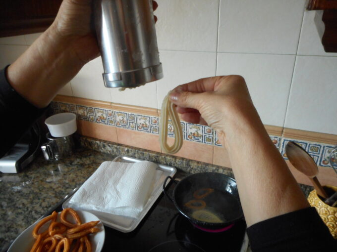 Churros madrileños