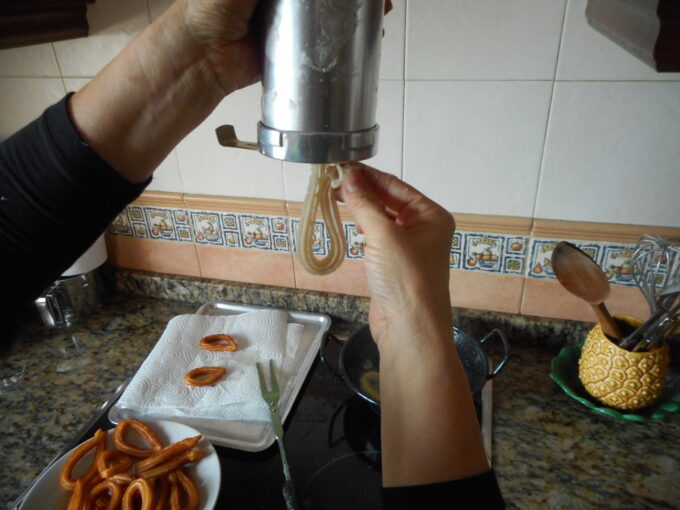 Churros madrileños