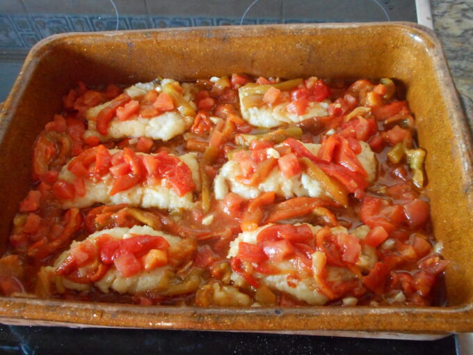 Bacalao a la manchega