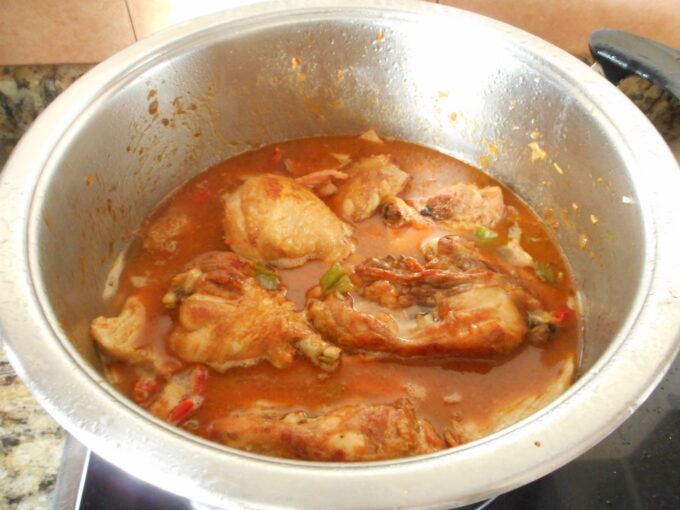 Pollo guisado padre Pedro