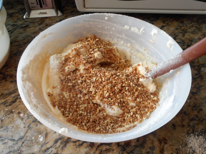 Pastas con almendra