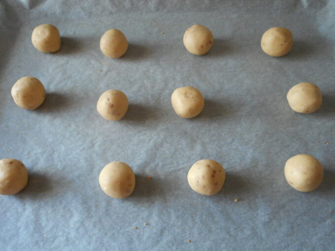 Pastas con almendra