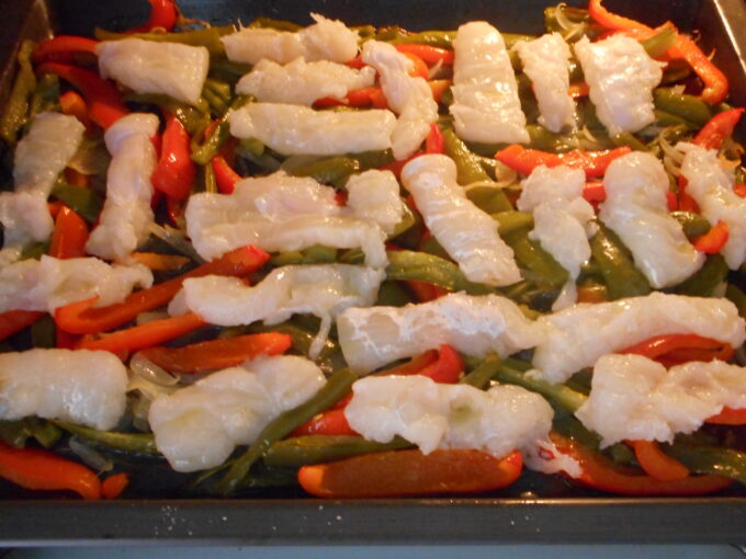 asadillo con bacalao