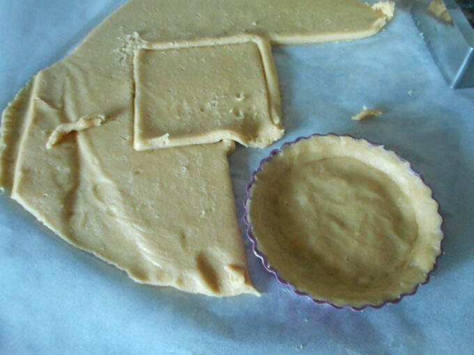 Tartaletas con stracciatella