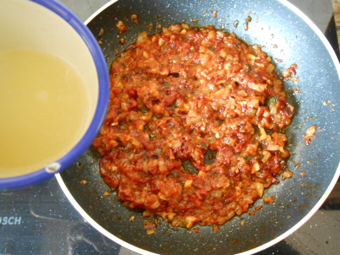 Atún a la plancha con choricero