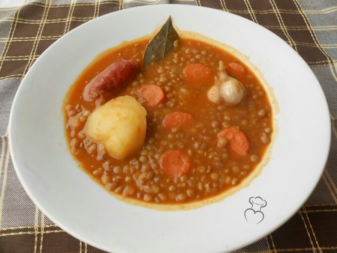 Lentejas estofadas con chorizo