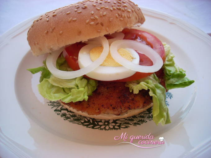 Hamburguesa de pollo