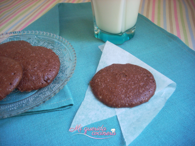 Galletita de cacao y aceite de oliva