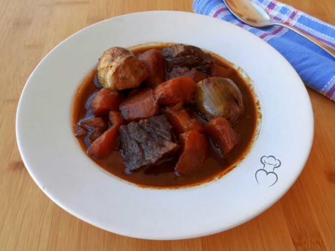 Guisado negro, receta de la abuela