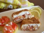 Merluza rellena de jamón a la romana