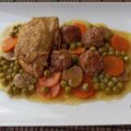 El guiso de la abuela con pollo y albóndigas