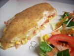 Pechuga rellena mostaza