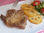 Chuleta cerdo mostaza