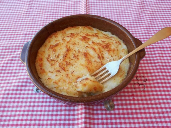 Bacalao gratinado estilo Yuste