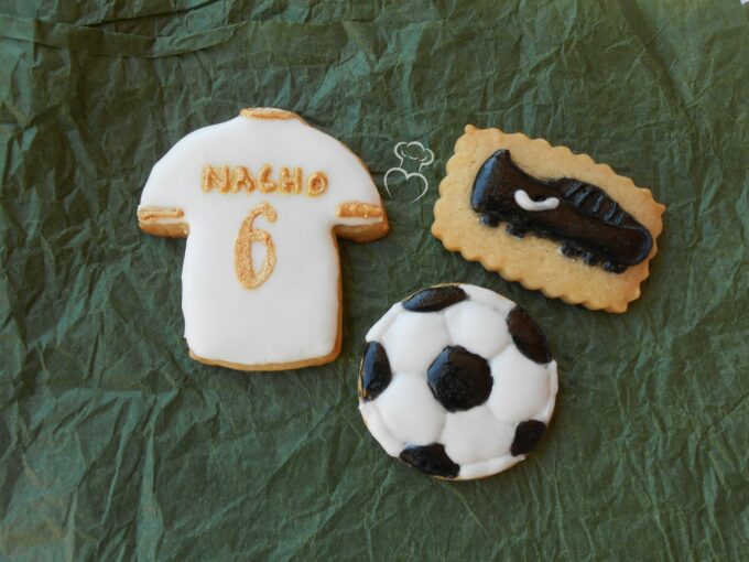 Galletas decoradas de futbol