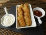 Rollitos de calabacín y jamón serrano