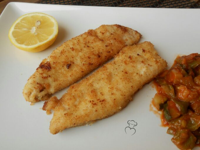 Filetes de palometa empanados