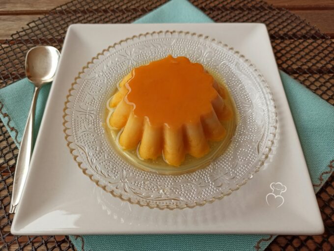 Flan de calabaza asada