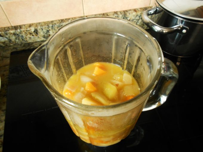 Crema de calabaza y calabacín