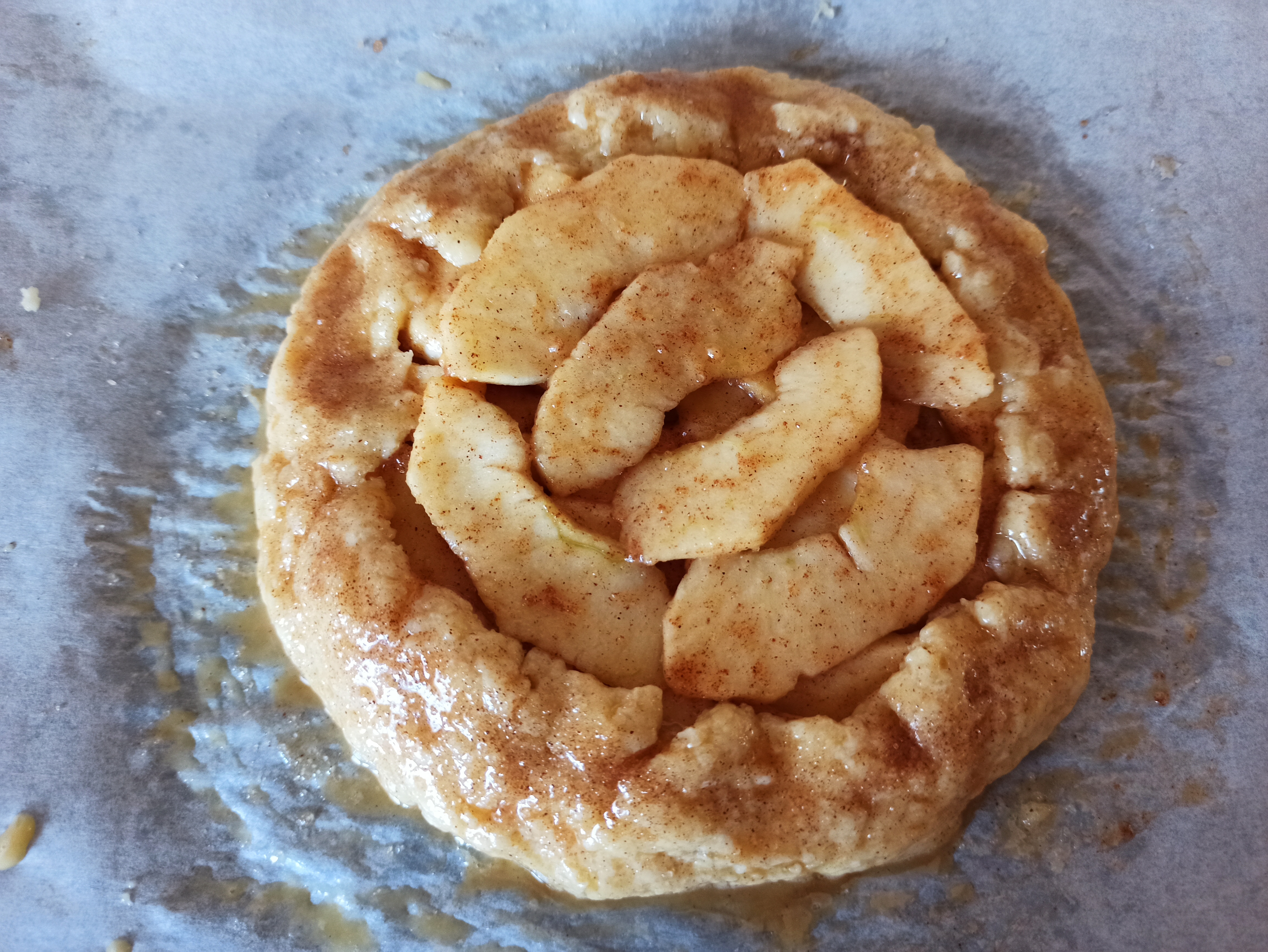 Galette de manzana