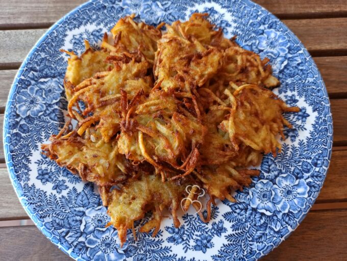 Latkes o tortitas de patata