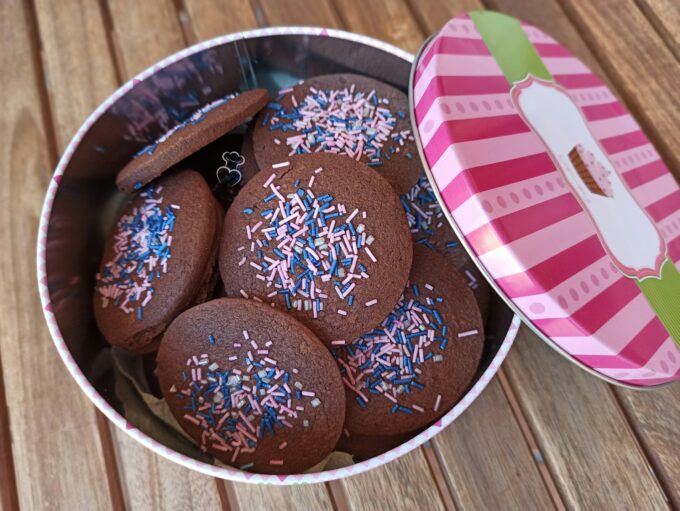 Galletas de mantequilla y cacao