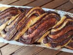 Trenza de mantequilla con crema de cacao