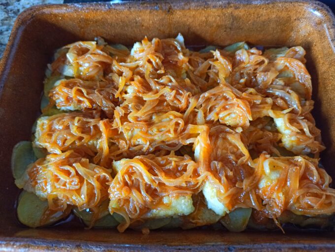 Bacalao al horno a la portuguesa