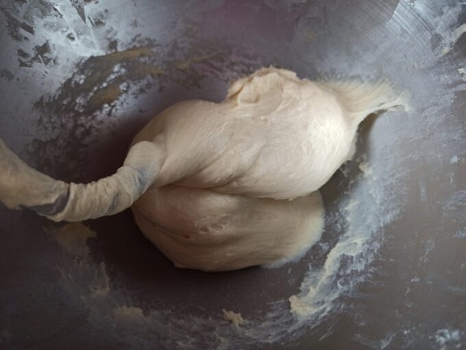 Trenza de mantequilla con crema de cacao