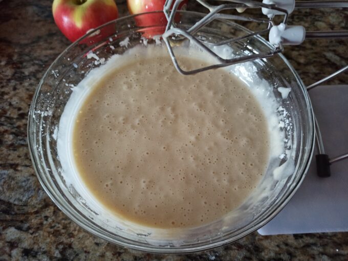 Tarta de manzana rápida