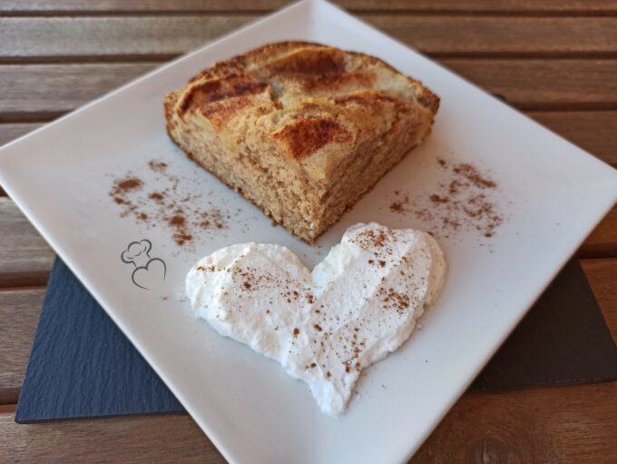 Tarta de manzana rápida