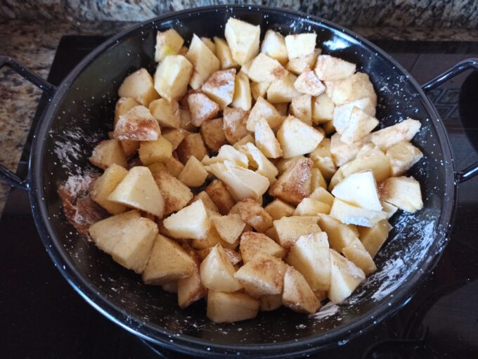 Tarta de manzana y yogurt