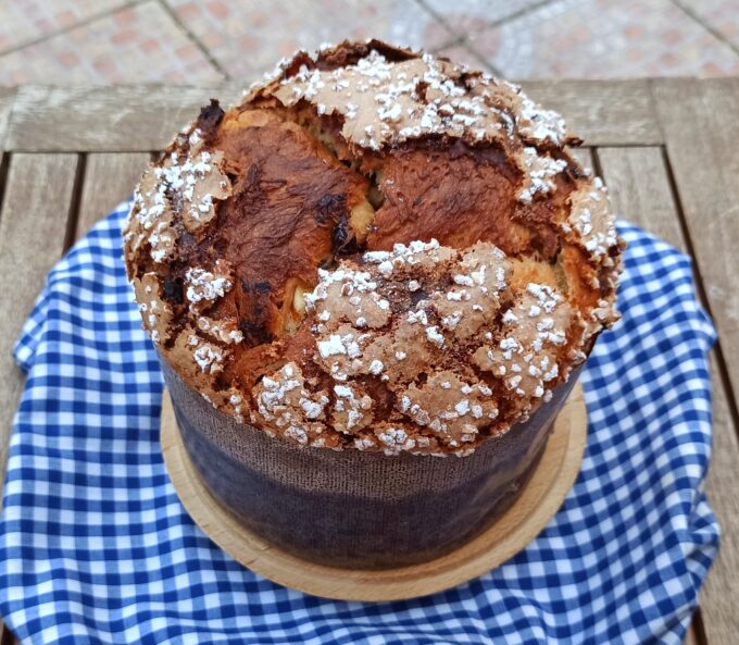 panettone de pasas y chocolate