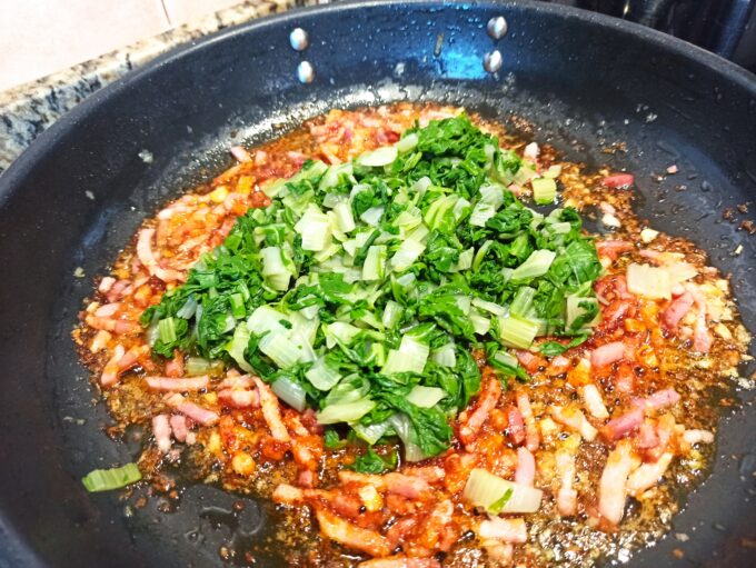 Acelgas a la extremeña